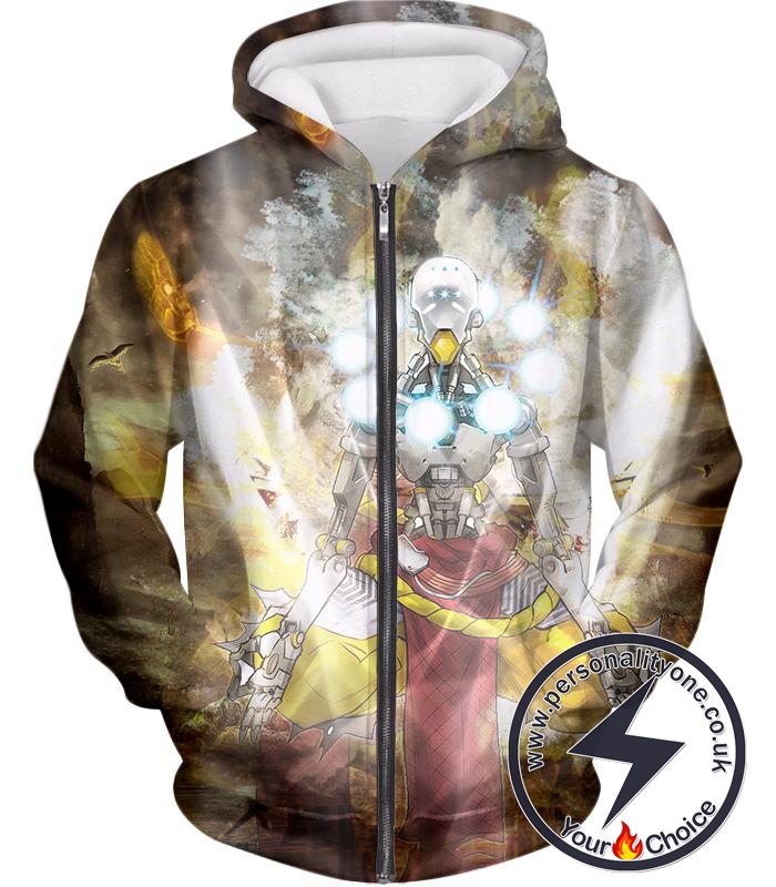 Overwatch Wandering Guru Zenyatta Zip Up Hoodie